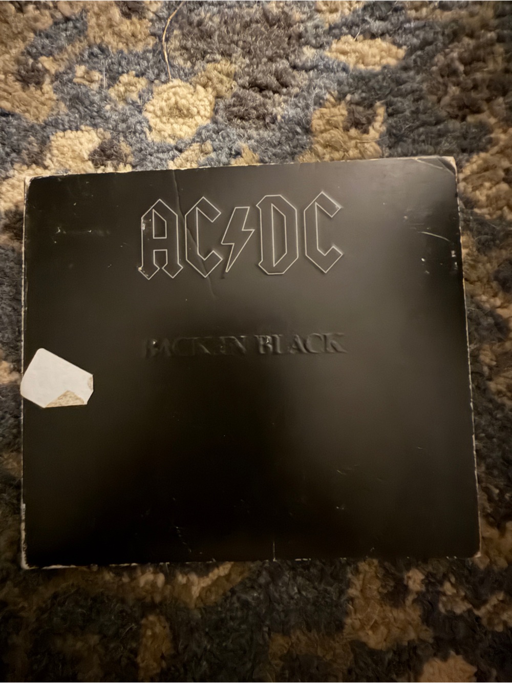 AC/DC Black Rock-Themed Collector Box with Embossed Logo